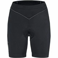 Vaude Active Damen Radhose / Schwarz Uni