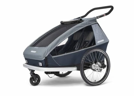 Croozer Kid Vaaya 2- Fahrradanhänger Für 2 Kinder- Graphite Blue -Fahrräder Verkaufsladen 60657d6c ca2e 2060 c4c5d299 14673895