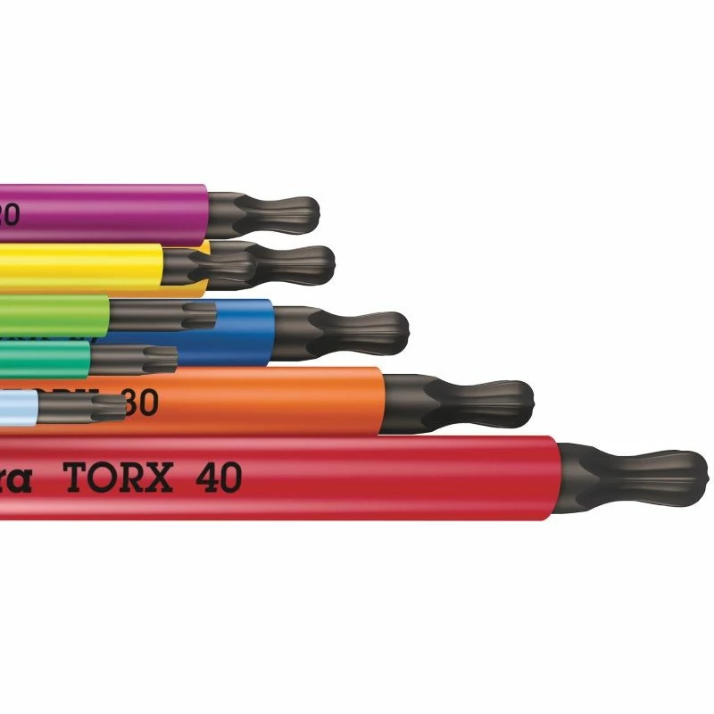 Wera 967/9 TX XL Multicolour 1 - Winkelschlüsselsatz Torx 5 Wera 967/9 TX XL Multicolour 1 - Winkelschlüsselsatz Torx – Bild 3