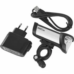 Busch + Müller LED-USB-AkkuScheinwerfer IXON CORE 50 Lux - StVzO -Fahrräder Verkaufsladen busch mueller ixon core frontscheinwerfer silber 3