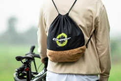 Edelhelfer Beutel Mit Kordelzug Kork Schwarz