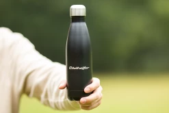 Edelhelfer Vakuum-Flasche Swing/ Edelstahl / Schwarz