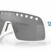 Oakley Sonnenbrille Sutro Eyeshade Heritage Colors Polished White | Prizm Black -Fahrräder Verkaufsladen oakley sutro eyeshade pol white