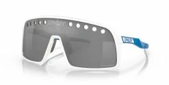 Oakley Sonnenbrille Sutro Eyeshade Heritage Colors Polished White | Prizm Black
