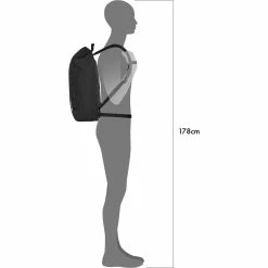 Ortlieb Velocity High Visibility 23L Rucksack Black Reflective -Fahrräder Verkaufsladen ortlieb velocity high visibility 23 black reflective 4