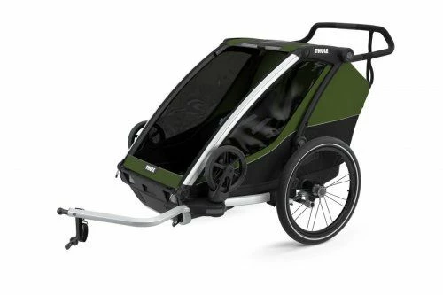 Thule Chariot Cab2 Cypress Green Für 2 Kinder -Fahrräder Verkaufsladen thule chariot cab 2 cypress green 2021